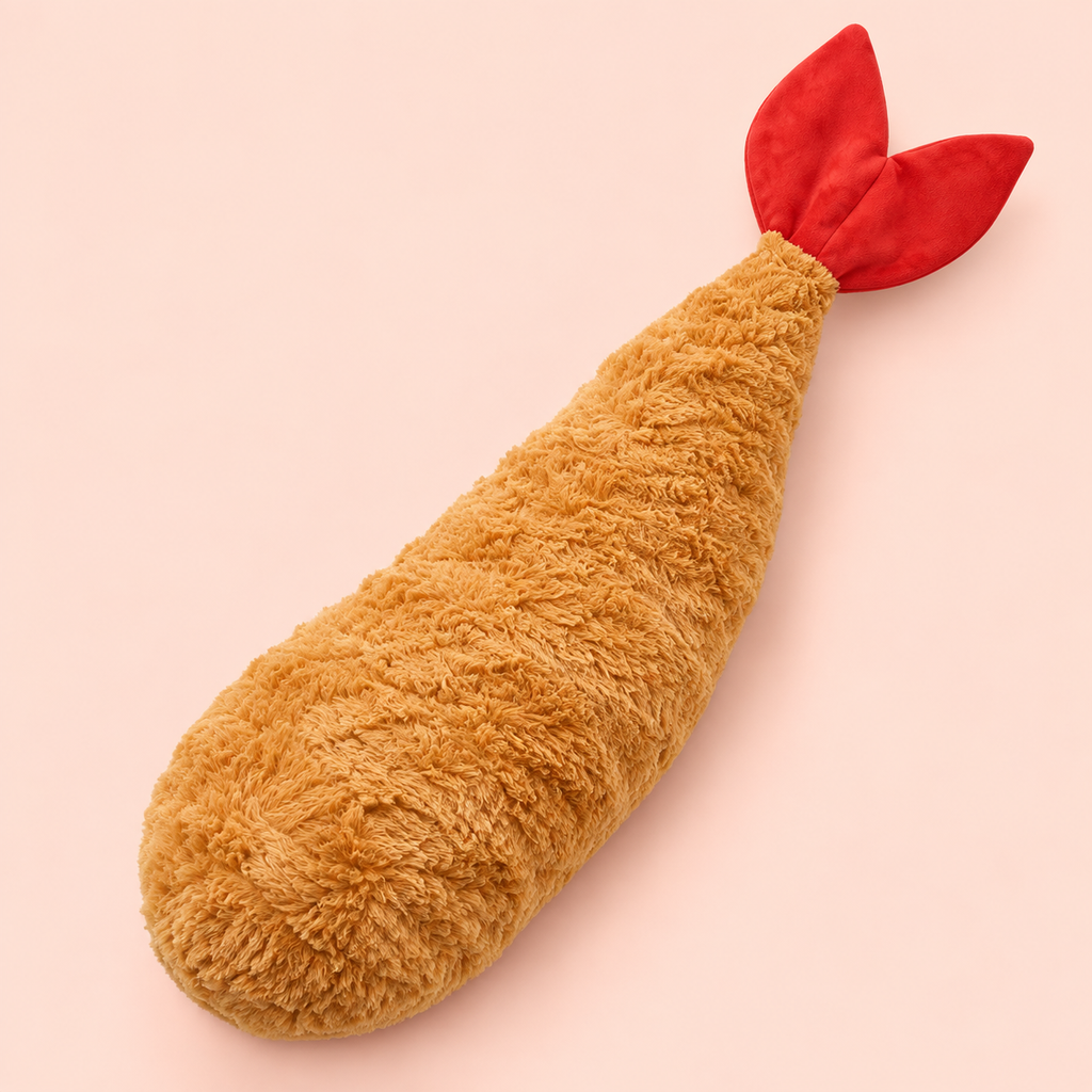 Breaded Shrimp Cuddle Plush