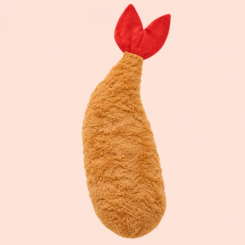 Breaded Shrimp Cuddle Plush