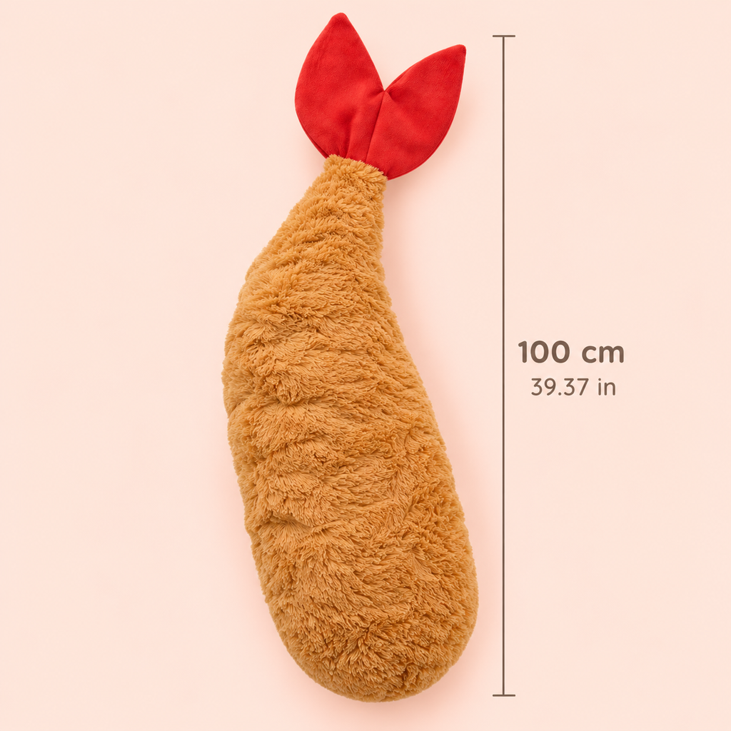 Breaded Shrimp Cuddle Plush