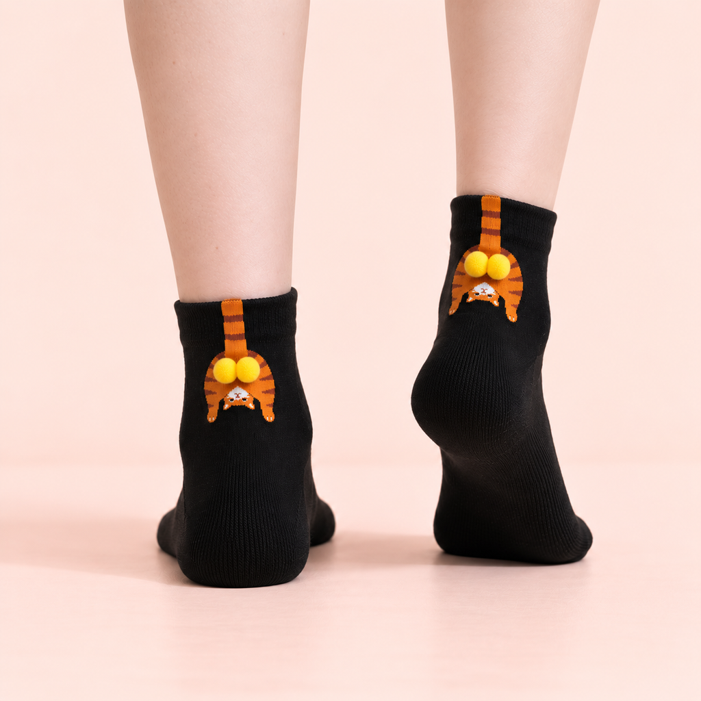 Look at My Cat’s Balls Socks